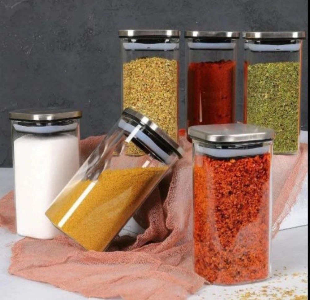 بانکه پیرکس درب دار استیل ترکیه