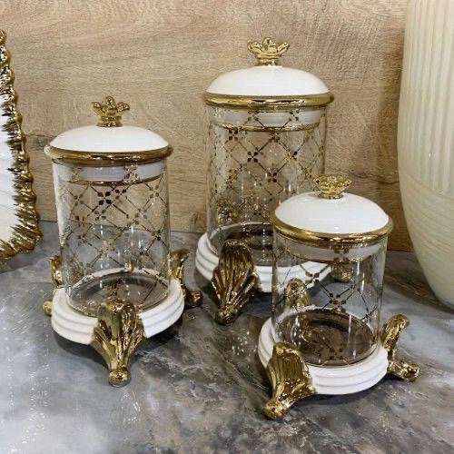 پا سماوری و شکلات خوری شیشه ای ترکیه