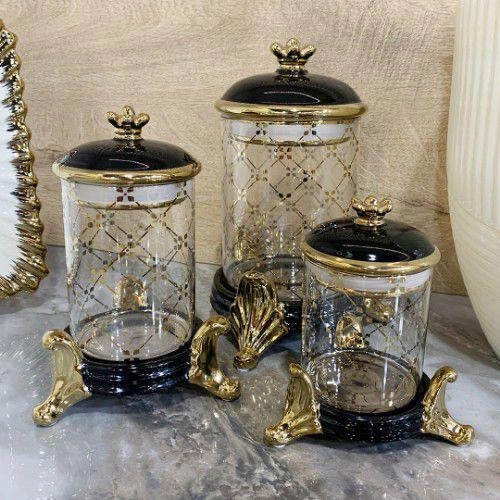 پا سماوری و شکلات خوری شیشه ای ترکیه