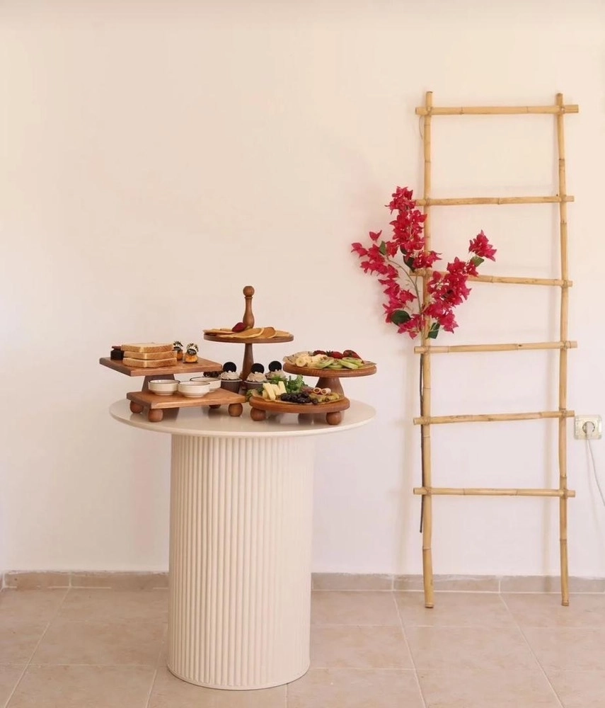 سرویس پذیرایی3تکه تمام چوب برند JUSTWOOD ترکیه