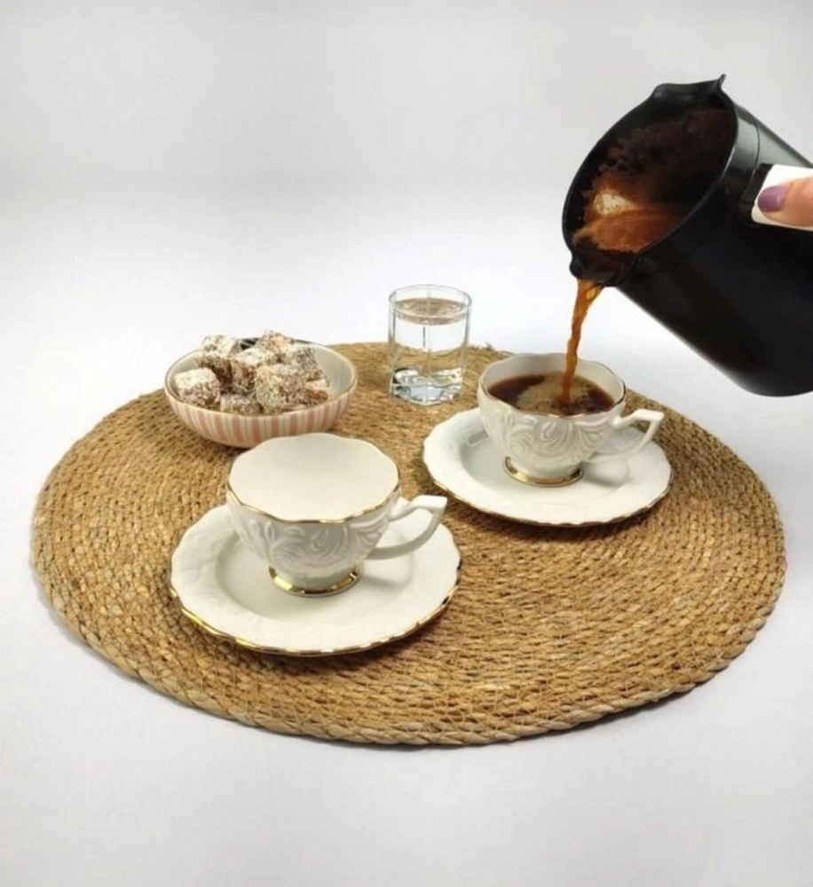 سرویس چای خوری چینی بونچاینا 6نفره12پارچه برندایپک ترکیه