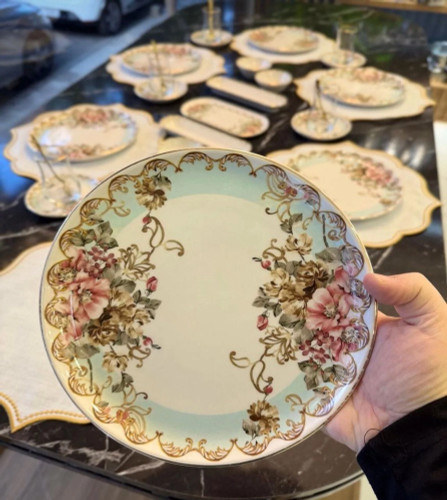 سرویس صبحانه خوری چینی 32پارچه 6نفر برند کاراجا ترکیه