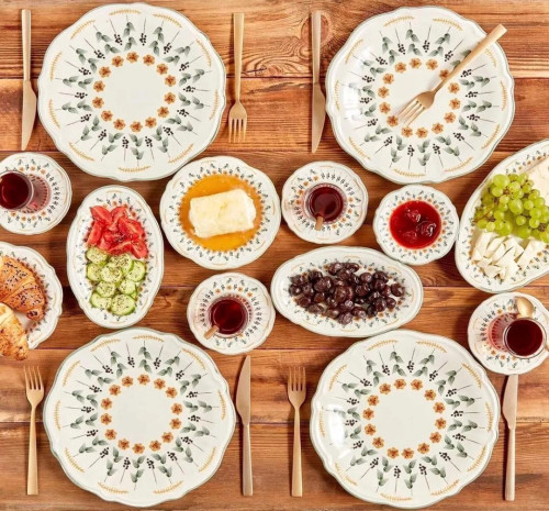 سرویس صبحانه خوری چینی ۲۴پارچه ۶نفر ترکیه