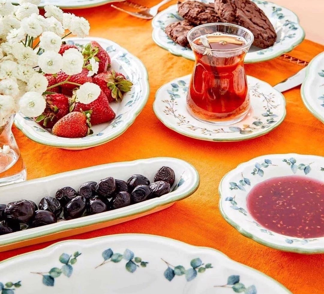 سرویس صبحانه خوری چینی ۶نفر ۲۴پارچه ترکیه