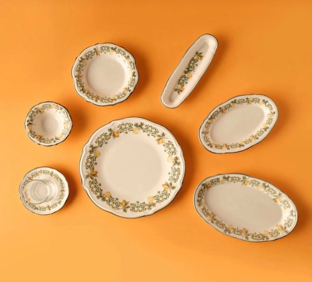 سرویس صبحانه خوری چینی ۶نفر ۲۴پارچه ترکیه