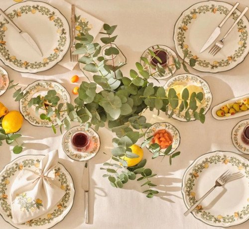 سرویس صبحانه خوری چینی ۶نفر ۲۴پارچه ترکیه