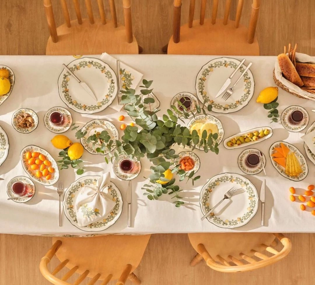 سرویس صبحانه خوری چینی ۶نفر ۲۴پارچه ترکیه
