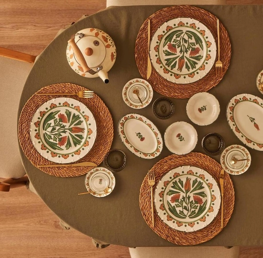 سرویس صبحانه خوری چینی 6نفر 31پارچه برند بلامزون ترکیه