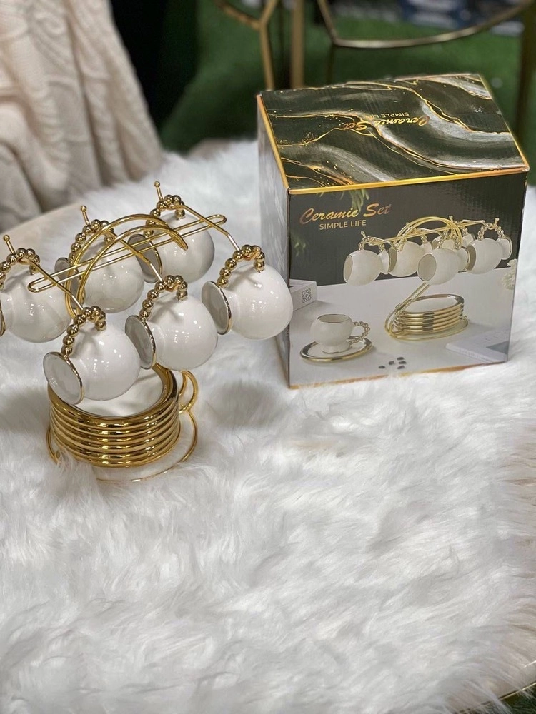 سرویس قهوه خوری چینی 12پارچه 6 نفر ترکیه